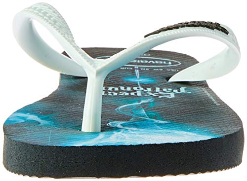 Chinelo, Havaianas, Harry Potter, Adulto Unissex, Novo Grafite, 41/42