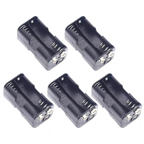 MEIBAOGE 5pcs 4xAA Battery Holder Carriers Practical Battery Connector Highly Strength Case for Digital Device
