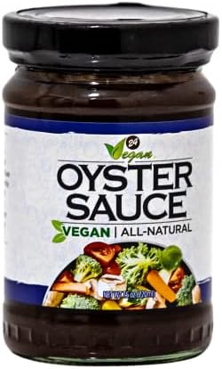 24 Vegan All Natural Non-GMO Vegan Oyster Sauce - NO MSG ADDED - 7.5oz - Oyster Sauce for marinades or stir fry