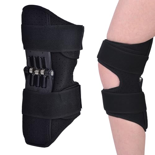 Knee‑Save Science: Choosing the Right Descent Techniques on Steep SlopesBusiness 4 Spring-driven knee support,Knee Brace,Enhances joint assistance during stair climbing, squats, and daily activities - Ergonomic patella support with adjustable straps (Black)