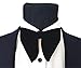 Black Velvet Bow Ties Mens Pre-Tied Satin Formal Tuxedo Big Bowtie Oversized Bow Knot, 1, Medium