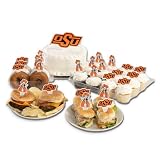 Desert Cactus Oklahoma State University OSU Cowboys Food Picks, Cupcake and Cake Toppers, Cake Pop Sticks - 25 Pcs Party Supplies and Decorations