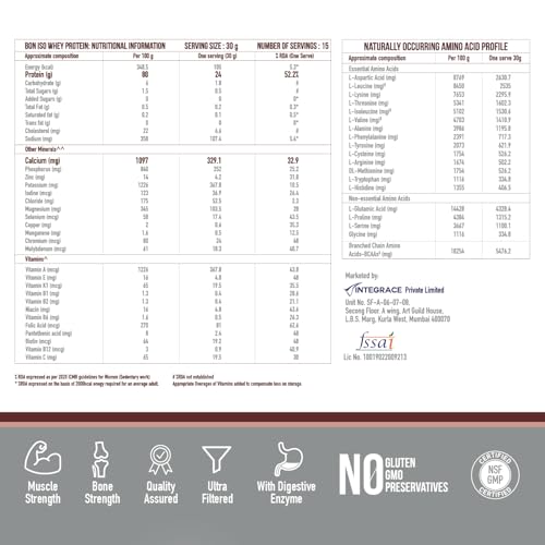 Image of 100% Protein Isolate, Irish Chocolate | 2.7kg, 90 Servings in Pack of 6 | Muscle Strength and Bone Health | 24g Protein, 329 mg Calcium, 5.5g BCAA, Essential Vitamins, Minerals | For All Gender | Athletes, Sports, Fitness Enthusiasts