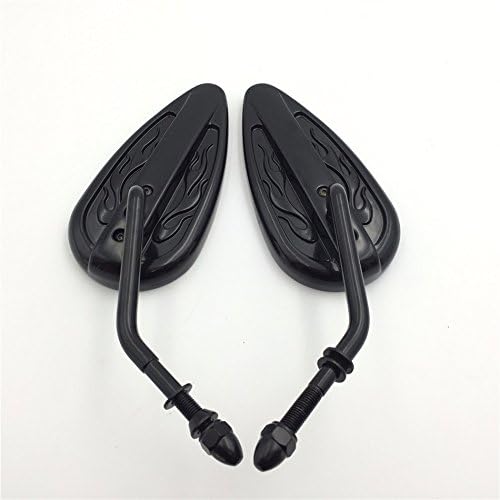 Miniatura 4 de XKH GROUP - Espejo retrovisor de aluminio para Harley Fat Bob Fxef Low Rider Fxsb Glide Fxwg