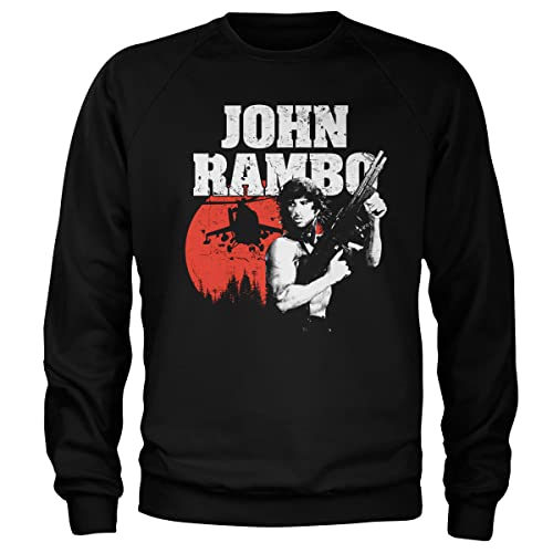 Sweat-shirt John Rambo authentique avec finitions premium et tissu robuste
