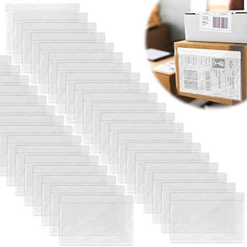 1000 Lieferscheintaschen C6 Selbstklebend - Transparent Für Pakete