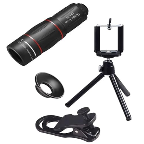 Feriany 18x concierto al aire libre HD teléfono móvil portátil teleobjetivo externo fotografía pequeño telescopio monocular duradero B