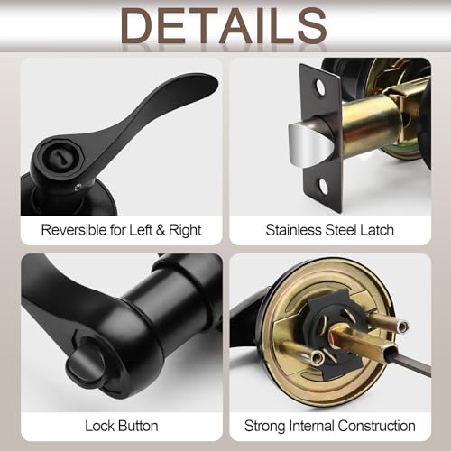 Sopoby-6-Pack-Matte-Black-Door-Handles-Privacy-Door-Levers-Heavy-Duty-Wave-Style-BedBath-Door-Locks-Interior-Door-Knobs-Reversible-Levers-for-RightLeft-Handed-Doors