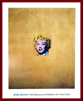 Amazon.co.jp: ポスター アンディ ウォーホル Gold Marilyn Monroe