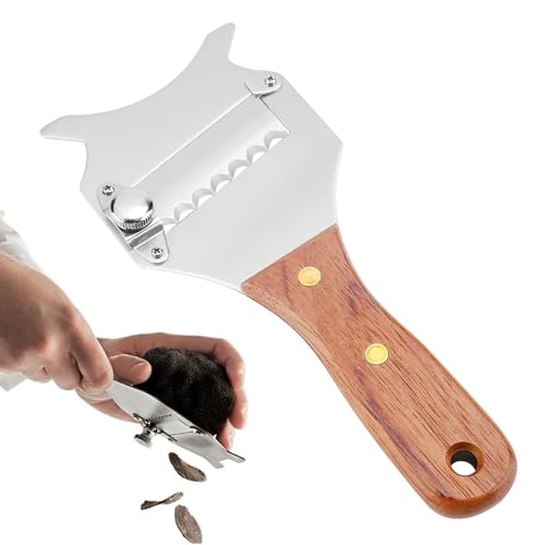 Trüffelhobel, Profi Käsehobel Trüffelhobel aus Edelstahl Einstellbare Gourmethobel Set mit...