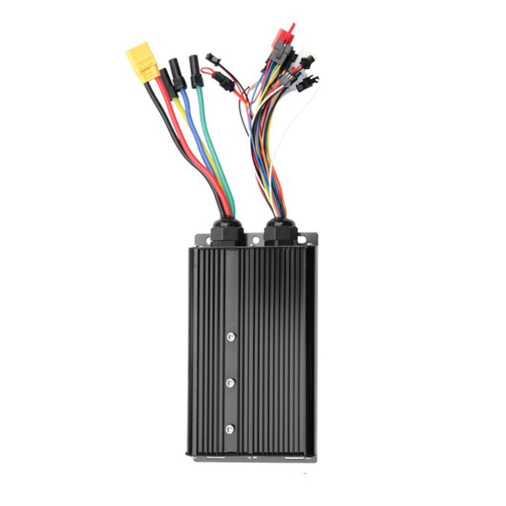 MOLERRI 18 Tube Ebike Controller 48V-72V 80A 3000W Sine Wave Dual Mode with XT-150 Plug for Electric Bike