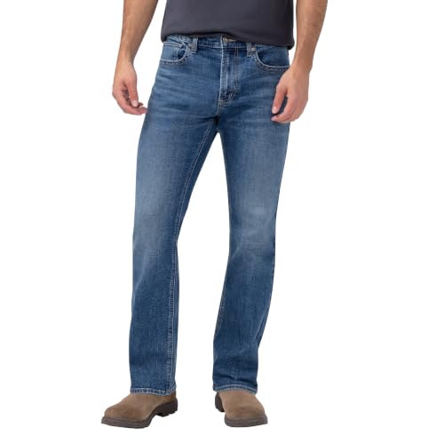 Image of Silver Jeans Co. Mens Jace Slim Fit Bootcut Jeans