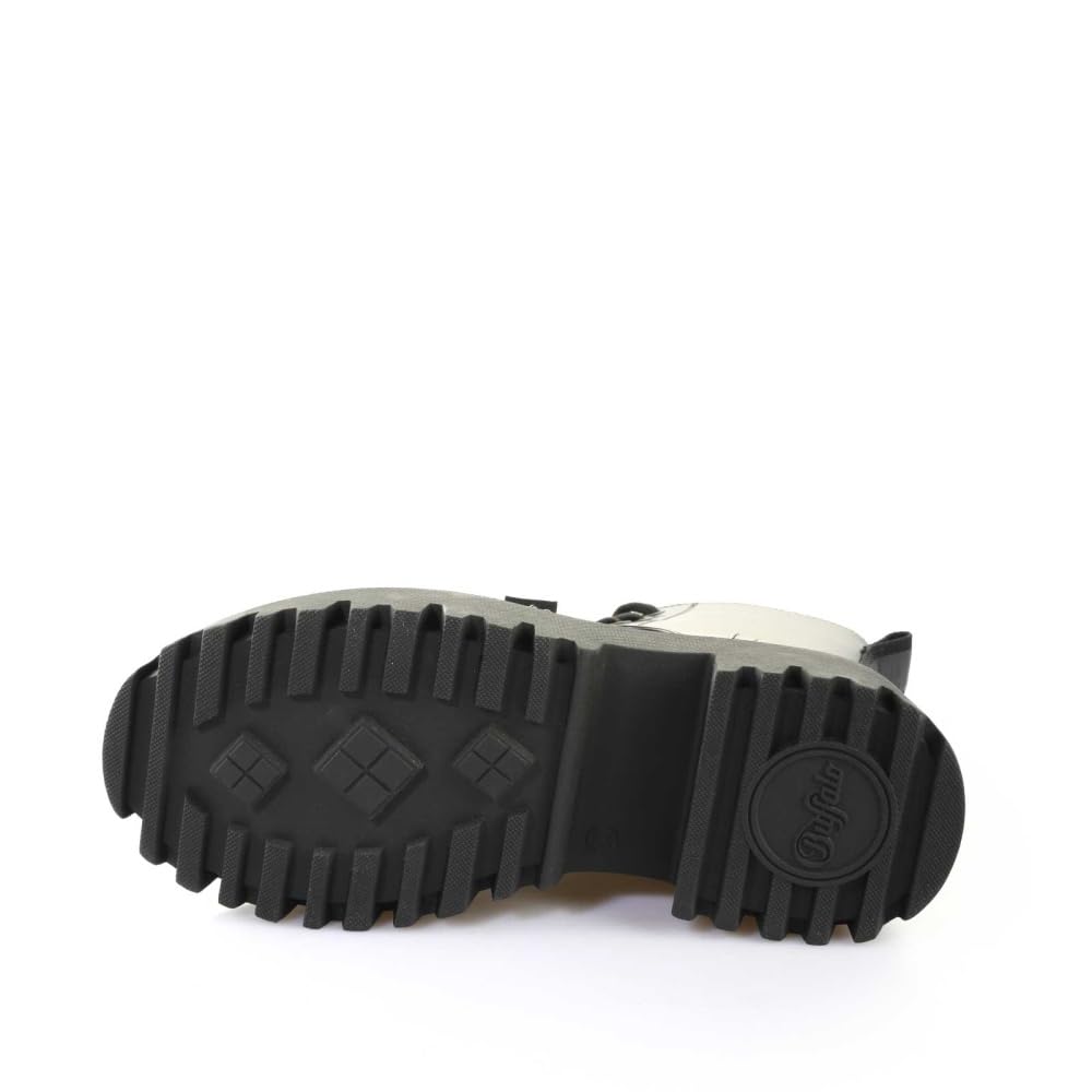 Buffalo Aspen Lace Up - Schwarz Kunstleder Weite Normal