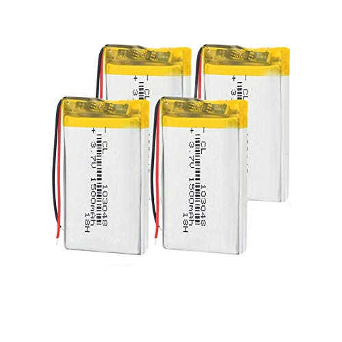 3,7 v 1500 Mah Li Polymer Lithium Li Po Batterie, Mit PCB Modul Power Bank GPS Bateria Ersatz 4pieces
