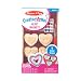 Melissa & Doug Created by Me! Wooden Heart Magnets Craft Kit (4 Designs, 4 Paints, Stickers, Glitter Glue)