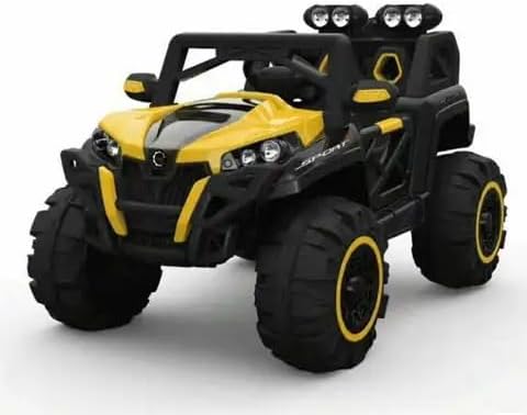Buy GettBoles Big Wheeler 4x4 Battery Operated Electric Ride on Jeep ...