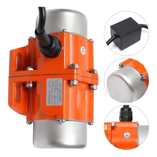 Moteur de vibration 110V 3600 tr/min asynchrone avec bloc d'excentricité réglable - 6