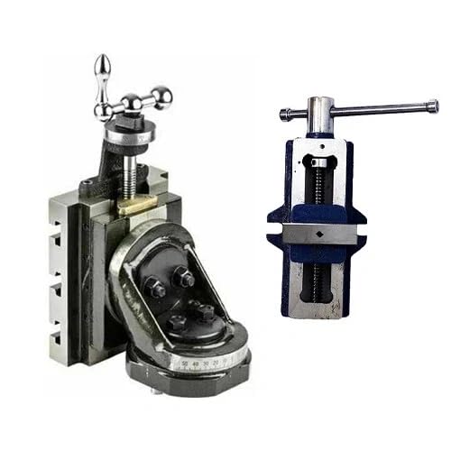 Base pivotante de fraisage verticale avec étau à centrage automatique et écrous en T