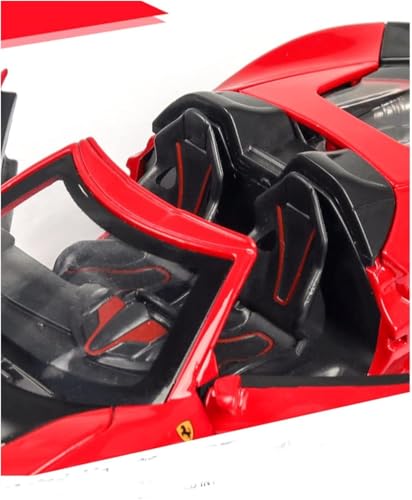 Image of 1 /32 FERARI J-50 Alloy Metal Pull Back Die-cast Car Scale Model with Sound Light Toy for Kids Metal Model Toy Car with Sound and Light (Red)