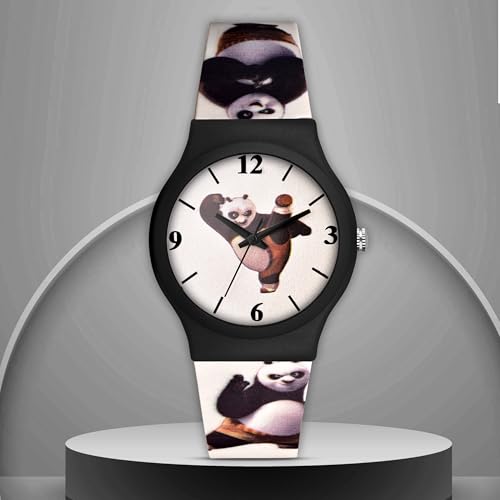 Image of Acnos Character Kid's Happy Colorful Water-Resistant Durable Watch for Boys Kids Boy with Fun Designs Adjustable Strap Positive Messages Watch for Kids