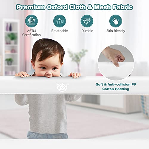 GYMAX Sponda del Letto per Bambini, Sponda del