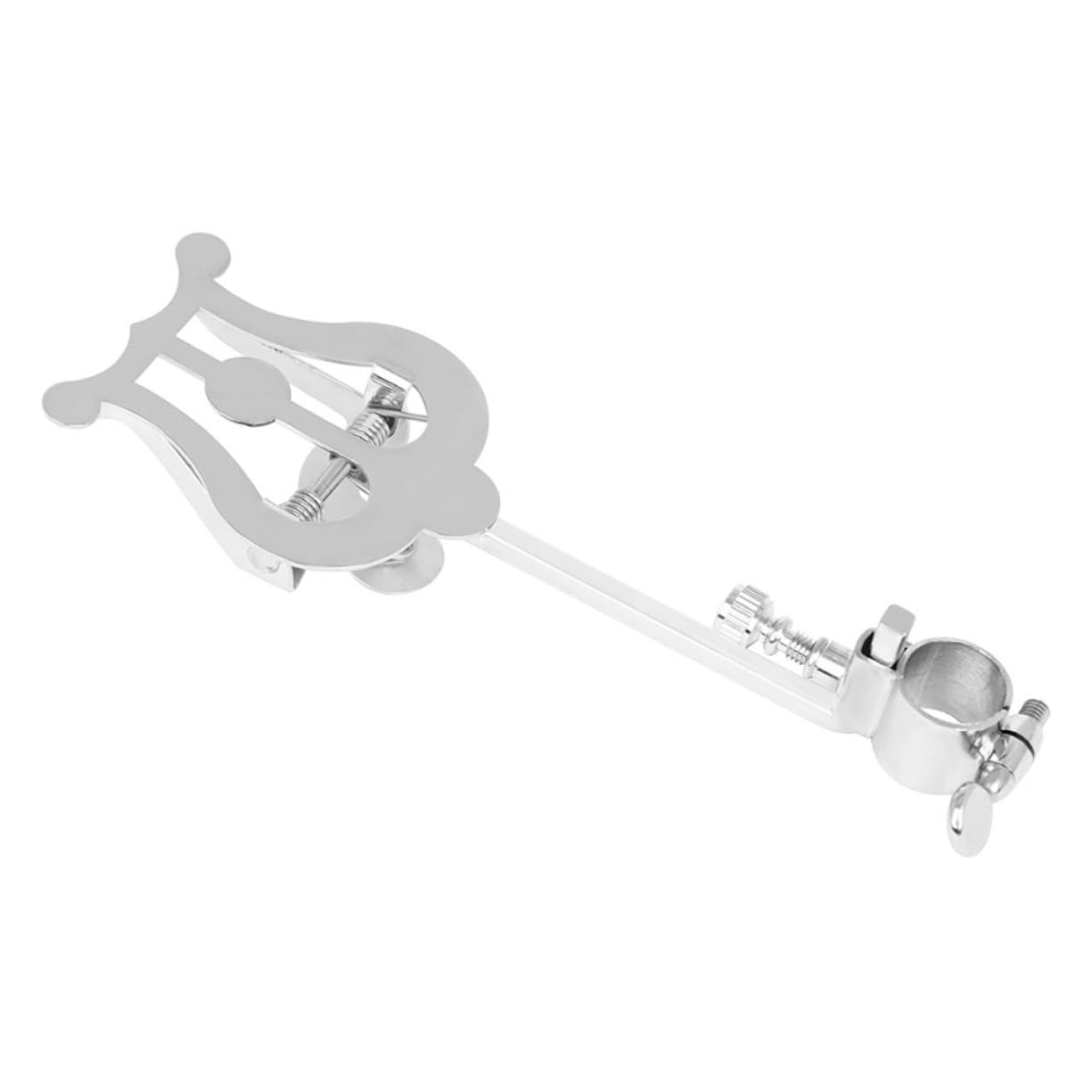 Kisangel Accessories Lyre Holder for Marching Band Folder Silver Iron Music Instrument Accessories