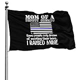 Clásica Flag Resistentes A Rayos Uva Banderas Balcón Mamá De Un Ayudante Del Sheriff Madre Bandera De La Línea Azul Delgada 90X150Cm Pancarta Para Balcón Interior Fiesta