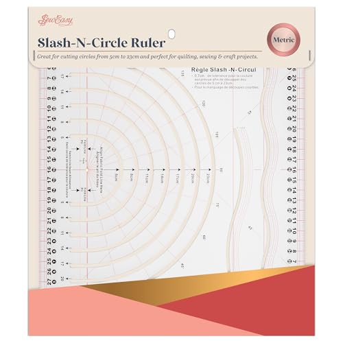 Règle Slash N Circle de couture pour tracer des cercles parfaits