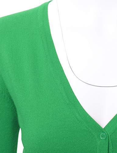 Image of Allsense Women's Long-Sleeve V-Neck Cardigan Sweater | Button Down, Lightweight Soft Knit