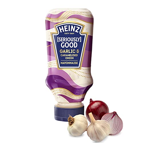 Image of Heinz [Seriously] Good Mayonnaise with Garlic and Caramelised Onion, 220 ml ℮ 7.58 oz ℮ 215 g, 8 Pack