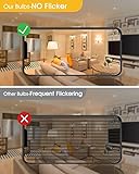 Flaspar E14 LED Light Bulb 60W Equivalent, 7W Small Edison Screw Golf Ball Bulb Warm White 3000K, 600LM SES E14 LED Bulbs, Non-dimmable, Energy Saving Bulbs, 4 Pack - Image 9