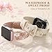 Witzon Floral Band Compatible with Apple Watch Bands For Women 41mm 40mm 38mm 42mm 44mm 45mm 46mm 49mm, Engraved Cute Flower Soft Silicone Strap for iWatch Series 11 10 9 8 7 6 5 4 3 2 1 SE Ultra