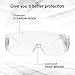 Gafas protectoras, ZHIKE gafas transparentes antivaho y antiarañazos para el trabajo y...