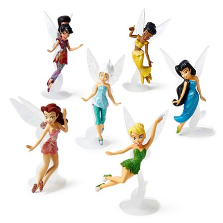 Disney Fairies 6-pc. Figure Set, Tinker Bell, Periwinkle, Iridessa 