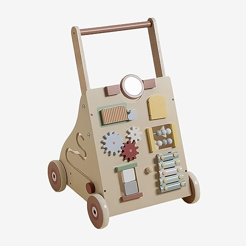SKLUM Carro de madera Wakko Kids Multiactividad de colores naturales