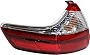 Evan-Fischer Tail Light Assembly Compatible with 2015-2018 Toyota Sienna Outer Driver Side