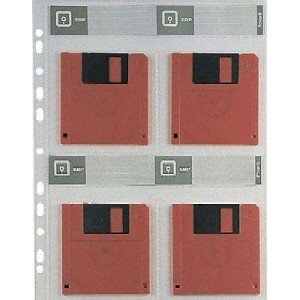  CONF 20 BUSTE CON BUCHI PORTA FLOPPY DISC