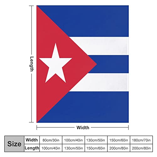 Couverture drapeau Cuba cadeau pendaison de crémaillère idéal - 8