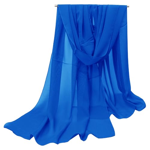 Indian Trendy Women's Veils Soft Chiffon Scarfs Shawls Wraps for Evening Dresses Wedding Shawl Bridal Scarves - 88