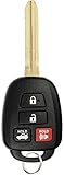KeylessOption Keyless Entry Remote Control Car Key Fob Replacement for HYQ12BDM