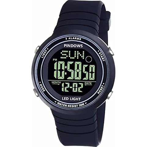 PINDOWS Multi-Functional Digital Sport Watch Cover
