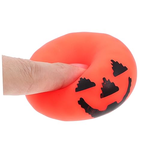 KICHOUSE 12Pcs Brinquedos De Decoração De Halloween Abóbora De Halloween Abóbora Tpr Squeeze Para Fe