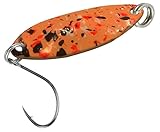Fishing Tackle Max FTM Spoon Tango 1, 8g - Forellenblinker zum Spinnfischen, Forellenköder zum Spinnangeln, Blinker für Forellen, Löffelblinker, Farbe:orange camo, Bunt, Normal