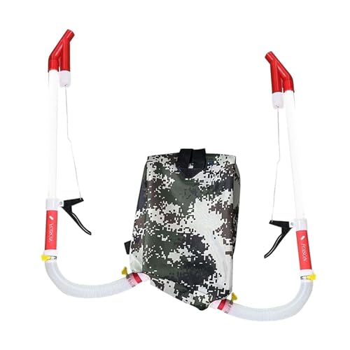 Harilla Abonadora Manual, Pulverizadora de Abono con Bolsa, Abonadoras para Exterior, para Hortalizas, Jardín,