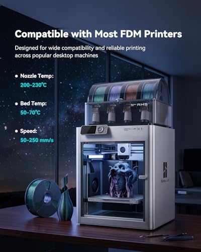 Image of SUNLU Galaxy PLA Filament Bundle 1.75mm, Color-Shifting Pearlescent Glitter PLA 3D Printer Filament, for Most FDM 3D Printers, 1KG Spool. Galaxy Peacock