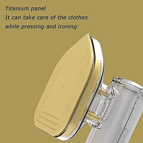 PETSBURG Professional Micro Steam Iron, Handheld Household Steam Iron Folding Portable Mini Ironing Machine, Mini Steam Handheld Fabric Garment Steamer Hanging Ironing, Home and Travel
