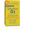 Sunshine Vitamin D3 25mcg 1000 IU with Vitamin K2