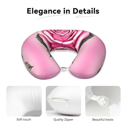 Almohada de viaje espuma viscoelástica tamaño U miniatura 3