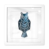 Artepoint Holz - Rahmen für Bilder quadratisch 15x15 20x20 25x25 30x30 40x40 50x50 mit weißem Passepartout Rahmen zum Aufhängen Farbe Weiß - Format 50x50