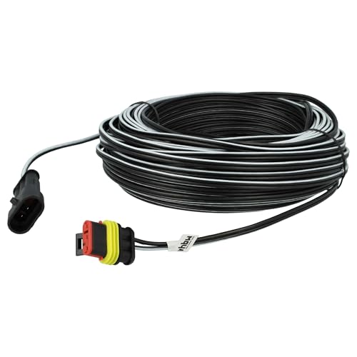 vhbw Niederspannungs-Kabel Ersatz für Husqvarna 579 82 51-03, 580 43 38-03, 580 43 38-06 für Mähroboter - Transformator Kabel, 30 m